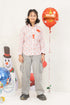 BUBBLE GUM PINK SANTA SHIRT